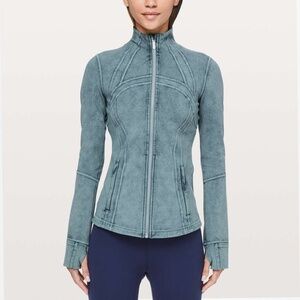 Lululemon - Define Jacket, Washed Petrol Blue, Size 8, Great Condition!